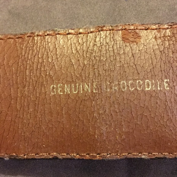 Genuine Crocodile ladies belt - Picture 2 of 3